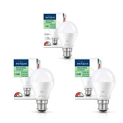 Magik LED Maximo Cool Day Light 2 9w and 1 14w Led Bulb (Pack of 3)