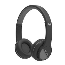 (Renewed) Ant Audio Treble 500 On -Ear HD Bluetooth Headphones with Mic (Black and Gray)