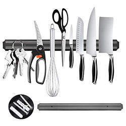 DEEJET 3 Inch Magnetic Knife Holder, Magnetic Knife Strip Bar Rack, Multipurpose Kitchen Knife Magnet for Home Tool Organization (1)