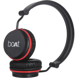 boAt Rockerz 400 Bluetooth Headset(Red, Black, On the Ear)
