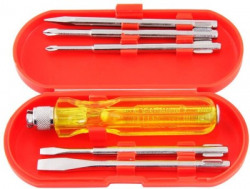 Spartan Spartan BS-01 5-Pieces Screwdriver Kit (Multicolour) Combination Screwdriver Set(Pack of 1)