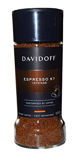 Davidoff Caf Espresso 57 Intense Instant Coffee Jar, 100 g