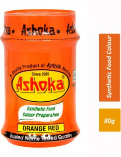 Ashoka Orange Red Food Colour Red, Orange(80 g)