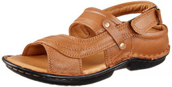 Burwood Men's Tan Leather Thong Sandals-9 UK (43 EU) (BW 157)