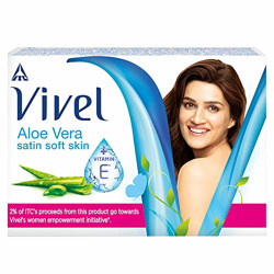 Vivel Aloe Vera Bathing Bar, 150g (Pack of 4)