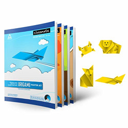 Classmate Origami Notebooks - Unruled, 172 Pages, 240 mm x 180 mm - Pack Of 4 (02001284AZBL)