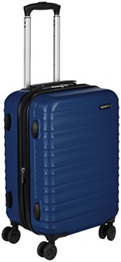 AmazonBasics 51 cm Navy Blue Hardsided Cabin Trolley