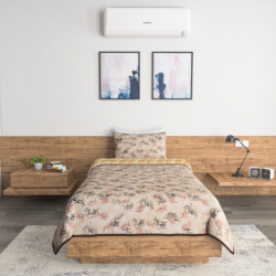 Flipkart Perfect Homes Printed Single Dohar(Cotton, Brown)