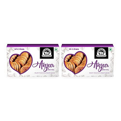 Wonderland Foods Afghani Anjeer 400g Box Dry Fruits | Organic Dried Afghani Anjir Figs Rich in Iron, Fibre & Vitamins | Healthy Snack Low in Calories and Fat Free | Non-GMO Dry Afghani Anjir Figs
