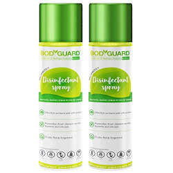 BodyGuard Surface Disinfectant Spray Sanitizer - 200g, (300ml)(Pack of 2), Germ Protection on Hard & Soft Surfaces