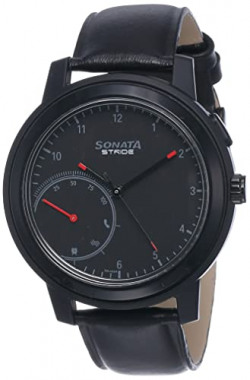 Sonata Stride Pro Analog Black Dial Men's Watch-7132PL04 / 7132PL04