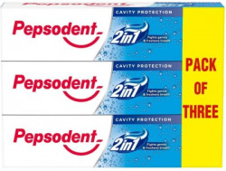 PEPSODENT Cavity Protection 2 in 1 Toothpaste(450 g, Pack of 3)