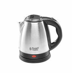 Russell Hobbs Automatic Stainless Steel Electric Kettle DOME1515 1500 watt - 1.5 Litre with 2 Year Manufacturer Warranty