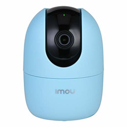 Imou 360 Degree Security Camera (Blue), Up to 256GB SD Card Support, WiFi & Ethernet Connection, 1080P Full HD, Privacy Mode, Alexa Google Assistant, Human Detection, 2-Way Audio, Night Vision