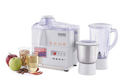 Usha 3345 450-Watt Juicer Mixer Grinder with 2 Jars (White)