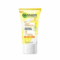 Garnier Skin Naturals Light Complete Hand Cream With Lemon Essence For Soft, Bright & Moisturized Hands, 50 g