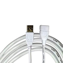 PremiumAV 1.5-Meter USB Extension Cable (White)