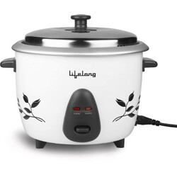 Lifelong LLRC18 Electric Rice Cooker(1.8 L, White)
