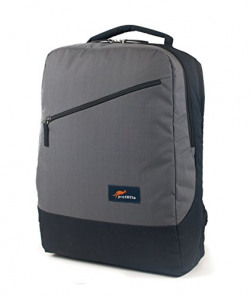 Protecta Rapid Rise Laptop Backpack for Laptops with Screen Size up to 15.6 Inches (Black & Grey)