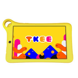 Alcatel TKEE MID Tablet with Google Voice Assistant (8inch, 2GB+32GB, Wi-Fi + 4G Calling, Android 10, Type C Charging), Yellow