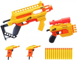 Nerf Alpha Strike Infantry Pack, 24-Piece Set Includes 4 Blasters and 20 Darts, For Kids, Teens, Adults Guns & Darts(Multicolor)