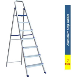Flipkart SmartBuy 7 Step With Heavy Platform Aluminium Ladder(With Platform)