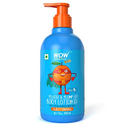 WOW Skin Science Kids Plush & Plump Body Lotion - Sweet Orange - SPF 15 - No Parabens, Mineral Oil, Silicones & Color - 300mL