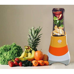 BMS lifestyle Personal Small Blender Smoothie Maker,Portable Electric High-Speed Blender for Smoothies, Ice and Frozen Fruit, with Tritan Travel Sport Bottle, BPA-Free - Color May Vary