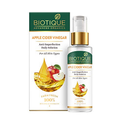 Biotique Apple Cider Vinegar Anti-Imperfection Daily Solution Face Serum for All Skin Types, 30ml