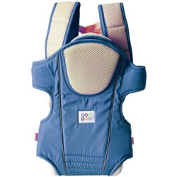 BeyBee : Adjustable Hands-Free 3-in-1 (With Comfortable Head Support & Belt ) Baby Carrier(Dark Blue, Front carry facing out)