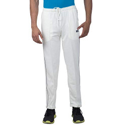 DSC Passion Polyester Cricket Pant Size 26 (White/Navy)