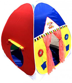 Homecute Kids Play Tent House - 110 x 110 x 120 Multi Color