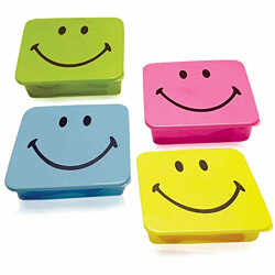ARVANA Multicolour Lunch Boxes Return Gifts for Kids Birthday Party Gifts for Girls/Boysâ€¦â€¦â€¦ (6 Pcs)