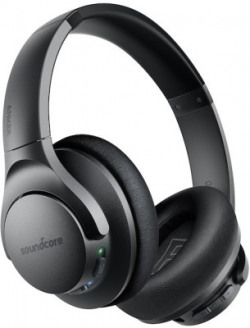 Soundcore Life Q20 With Hybrid Active Noise Cancellation Enabled Bluetooth Headset(Black, On the Ear)