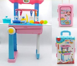 Brunte Indian Doll House Kitchen Set Great Playset Toys for Kids with Large Platform