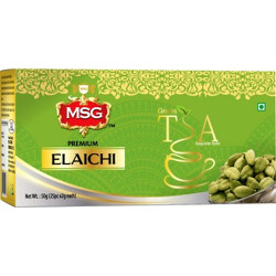 MSG Antioxidants Rich Detox Tea for Weight Management (Elaichi) Cardamom Green Tea Bags Box(50 g)