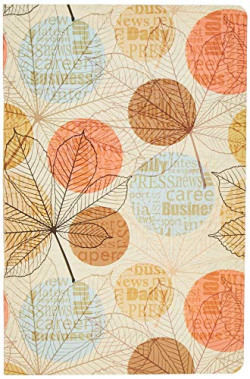 Amazon Brand - Solimo80 GSM A5 Notebook with Bookmark, 144 Pages (Autumn Leaves)