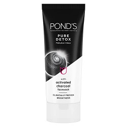 Ponds Bright Miracle Detox Facewash | 10X Power of Activated Charcoal|
