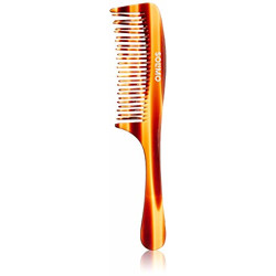 Amazon Brand - Solimo Handmade Turtle Shell Brown Rake Comb, 19 cm x 4 cm