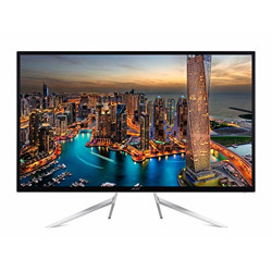 Acer 31.5 inch (80 cm) 4K UHD LED Backlit Computer Monitor - 3840x2160, 300 Nits, 16:9, 4MS, 10M:1, 2 X HDMI, DP Port, 2W, 2 Speakers - ET322QK