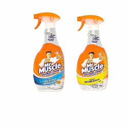 Mr Muscle Kitchen Cleaner & Bathroom Cleaner 750ml Combo