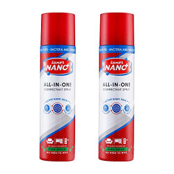 Luxor Nano Surface Disinfectant Spray Sanitizer -Upto 60min Protection*, Pine Fresh (2 * 241 mL)- Pack of 2