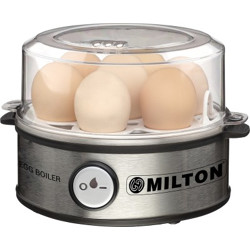 Milton - Smart Instant Egg Boiler/Cooker Egg Cooker(Silver, 7 Eggs)