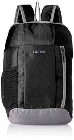 Amazon Brand - Solimo Hiking Day Backpack, 20L, Black