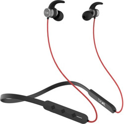 boAt Rockerz 255F Pro with Fast Charging Bluetooth Headset(Raging Red, In the Ear)