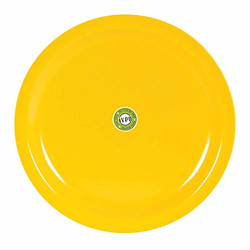 Iveo 100 Percent Melamine Full Plate 10.5" Yellow 1 Pc