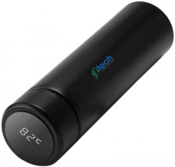 IFITech 500ml Thermos Bottle With Temperature Display 500 ml Flask(Pack of 1, Black, Steel)