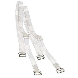 ZUVAIRIYA STORE Women's Adjustable Transparent Metal Hook Detachable Silicone Bra Straps