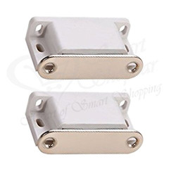 Smart Shophar Steel & Plastic Door Catcher Silver Pack of 2 Pieces