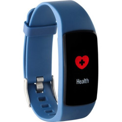 Gusto by Helix HRM Fitness Band(Blue Strap, Size : Regular)